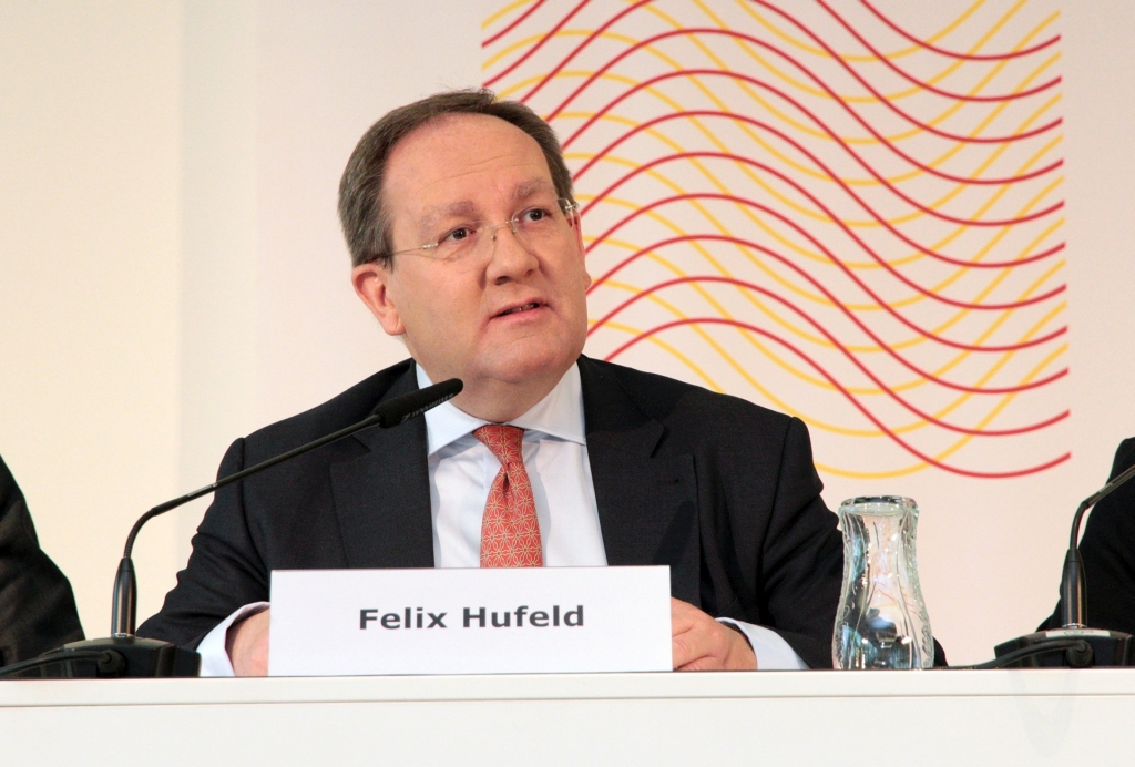 Felix Hufeld auf der BaFin-Pressekonferenz am 12. Mai 2015 in Frankfurt am Main. Foto: Eschweiler / BaFin.
